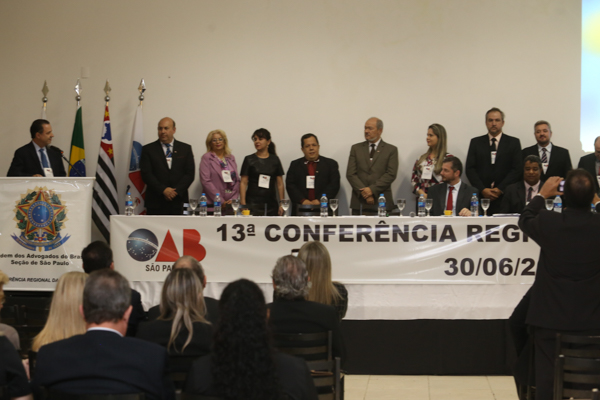 Luta pela valorização da classe e homenagens marcam a 13ª Conferência Regional da Advocacia