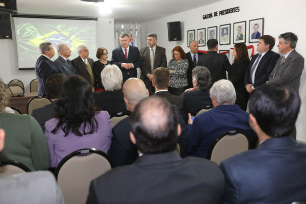 Marcos da Costa participa da inauguração de galeria de presidentes na Subseção do Ipiranga